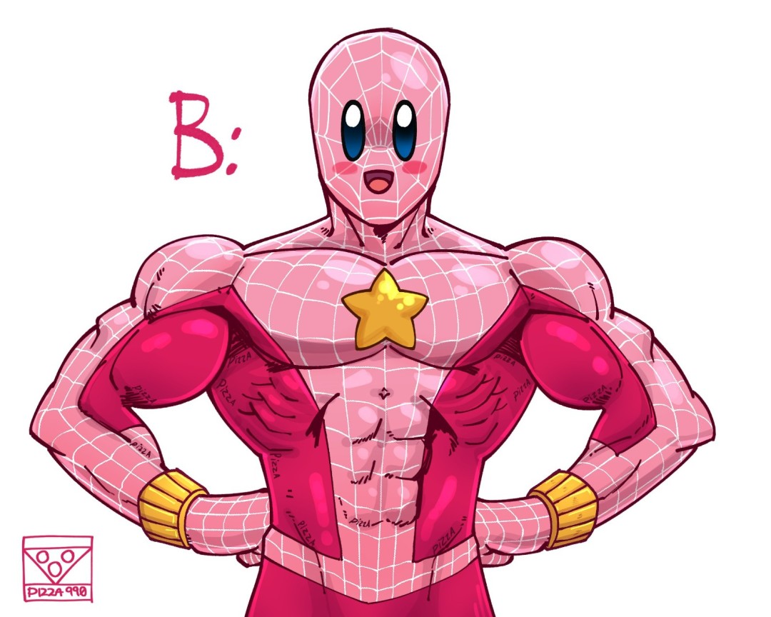 星之卡比吞下蜘蛛侠会怎样？全网粉丝的脑洞太有才！