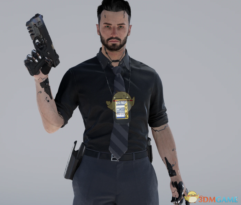 《赛博朋克2077》战术特工男装MOD