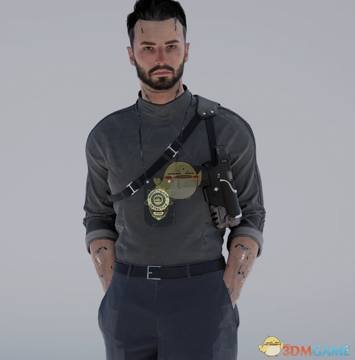 《赛博朋克2077》战术特工男装MOD