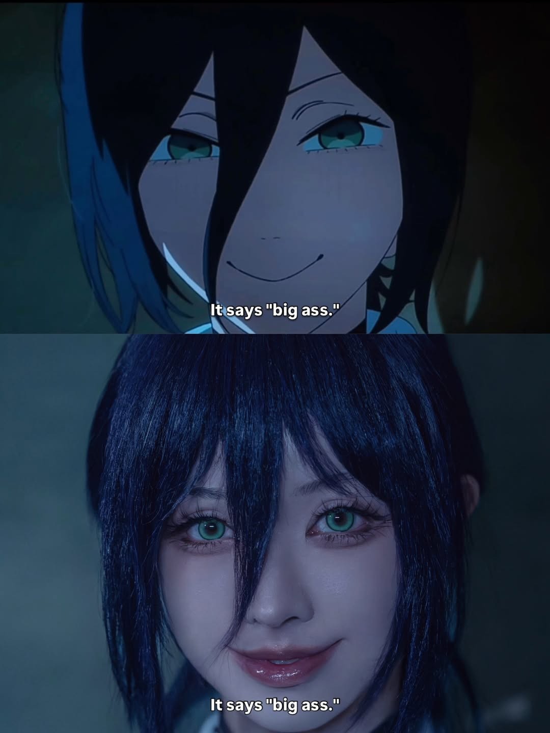 想成为电次！ 美女coser还原《电锯人 蕾塞篇》泳池名场面