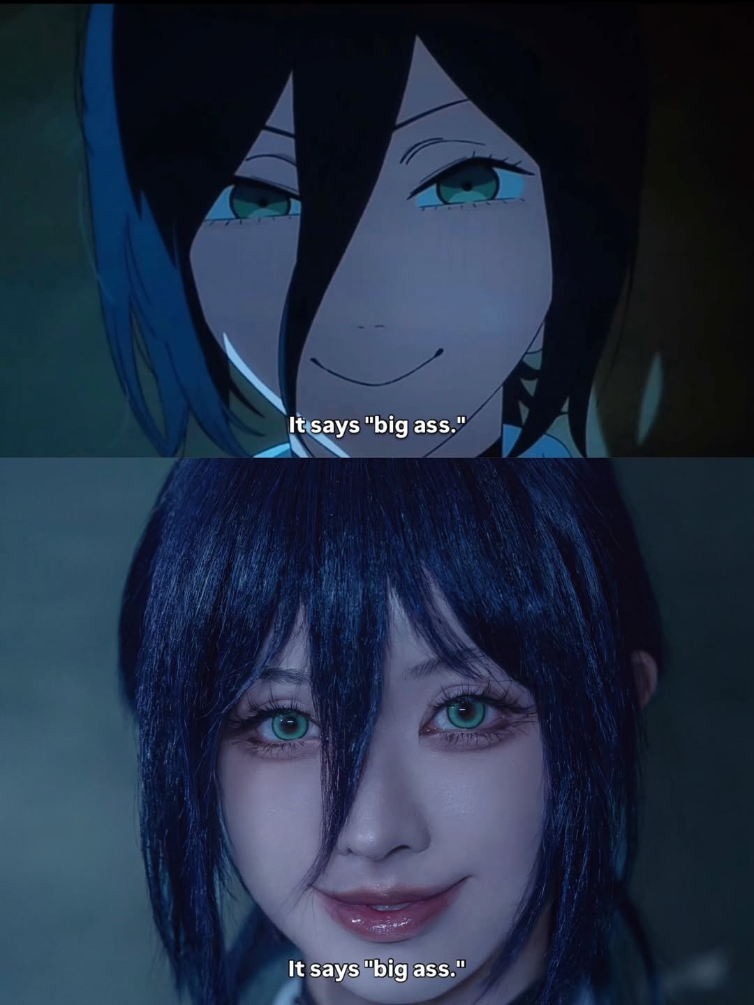 想成为电次！ 美女coser还原《电锯人 蕾塞篇》泳池名场面