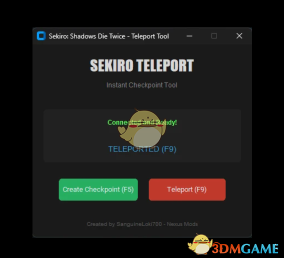 《只狼：影逝二度》即时传送工具MOD