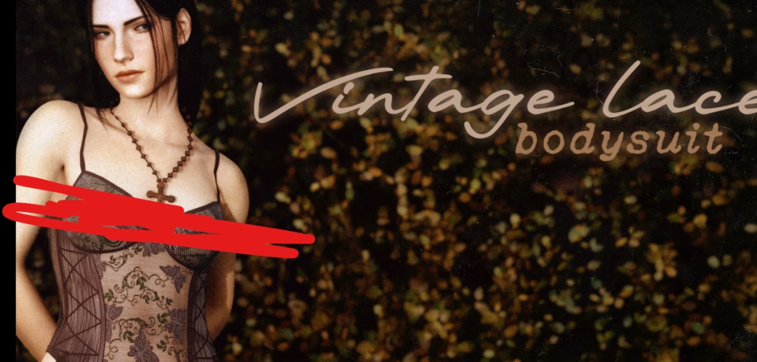 《赛博朋克2077》性感复古蕾丝连体衣MOD