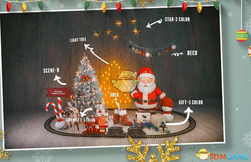 《赛博朋克2077》2025圣诞节道具包MOD