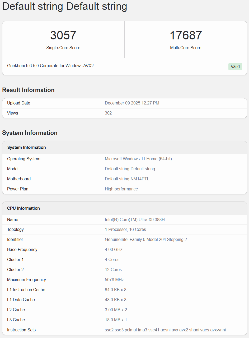 Ultra X9 388Hܷй¶ ܱArrow Lake߳21%