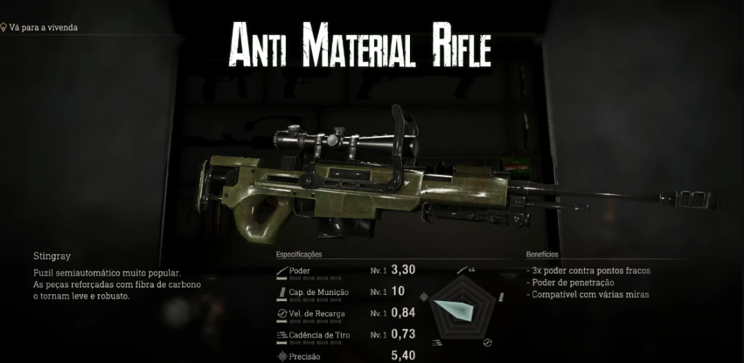 《生化危机4：重制版》RE6反器材步枪MOD