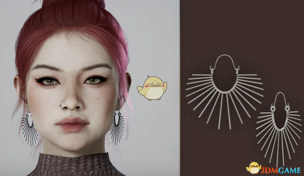 《InZOI》艾曼纽拉耳环MOD