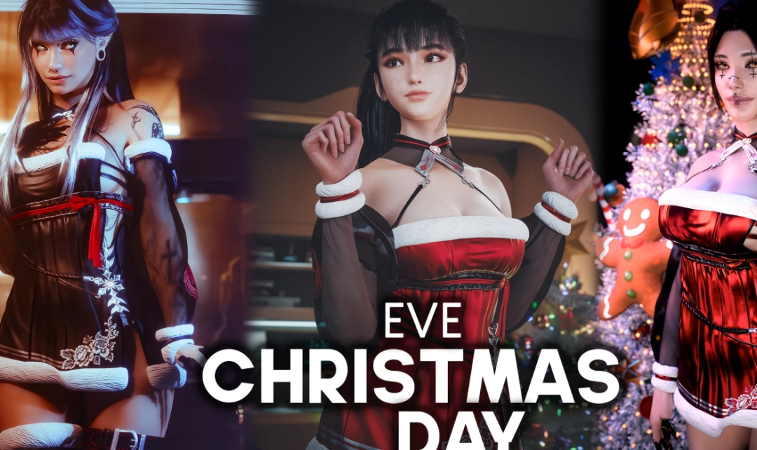 《赛博朋克2077》剑星伊芙圣诞裙装MOD
