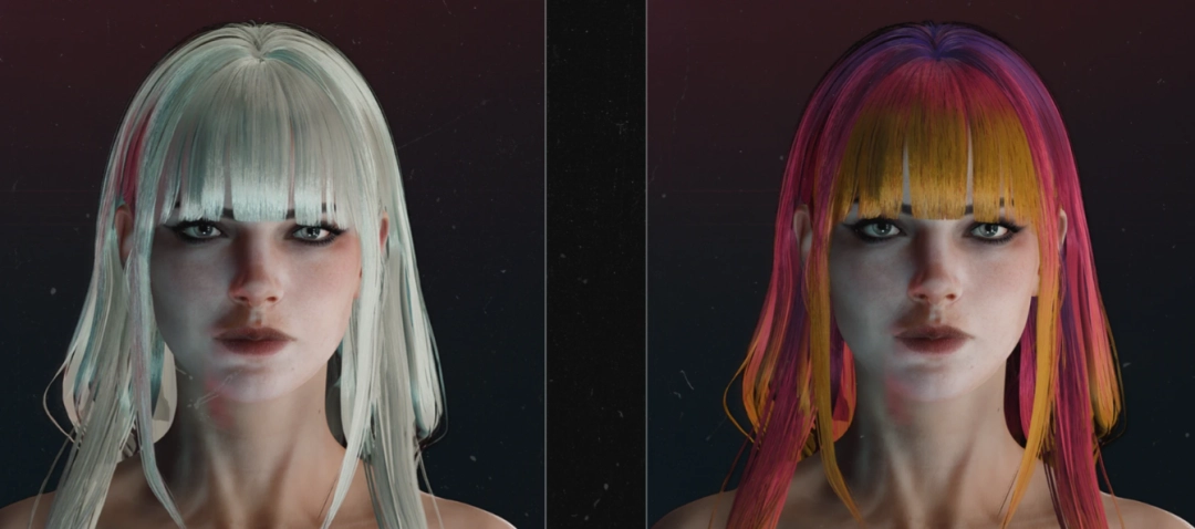 《赛博朋克2077》第一后裔塞琳娜美发MOD