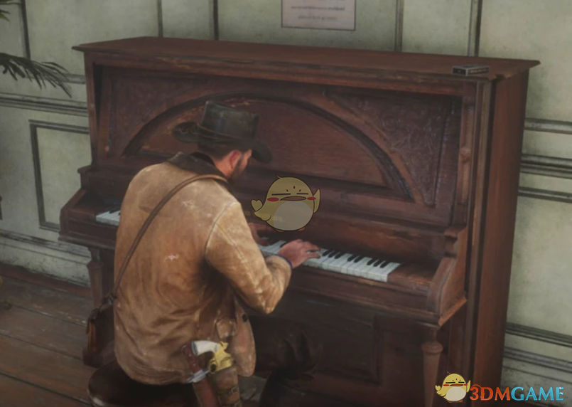 《荒野大镖客2》可弹奏的钢琴MOD