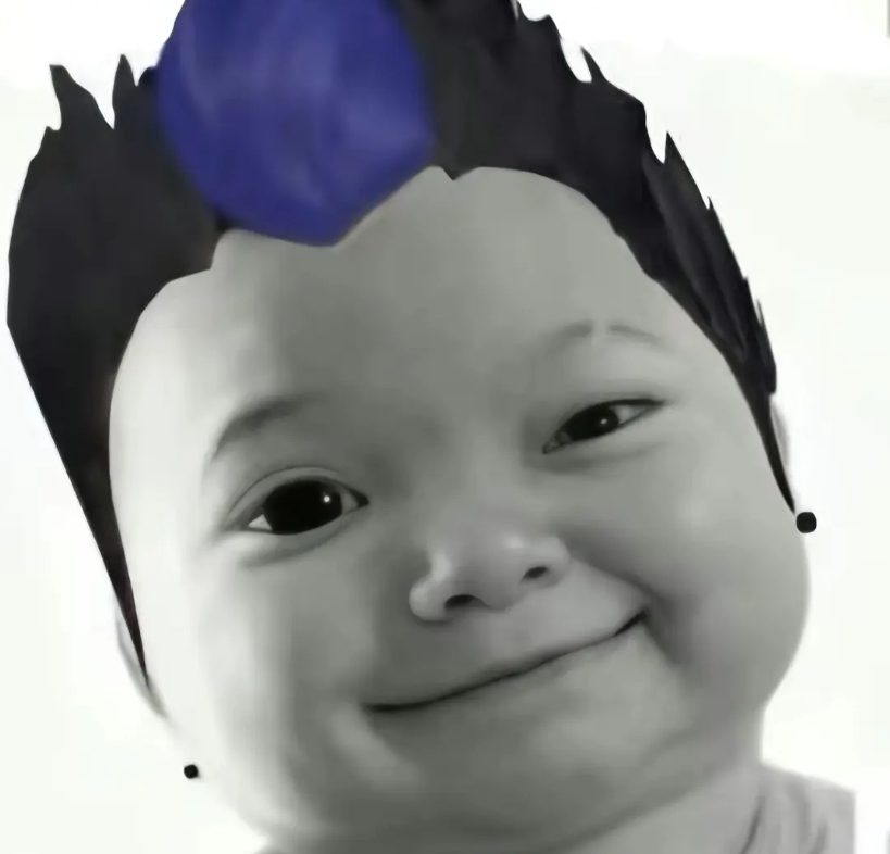 诡异的婴儿流口水黑白大头照，怎么就成为了网友摆烂专用表情包？