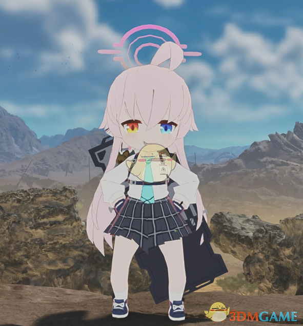 《怪物猎人：荒野》蔚蓝档案Q版小鸟游星野外观MOD