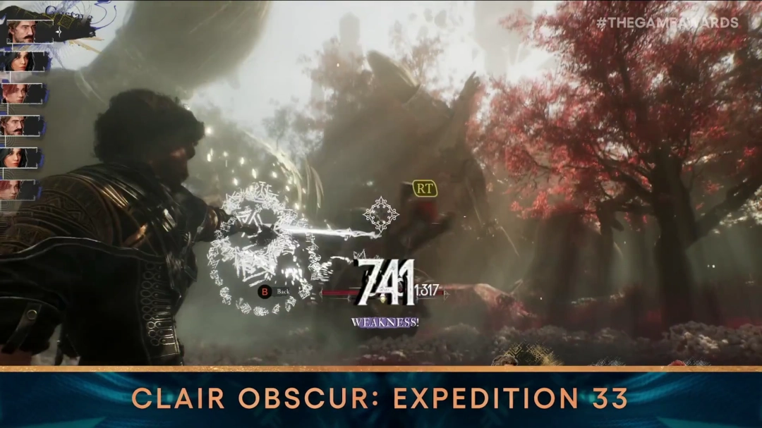 TGA2025獲獎名單全匯總!光影《光與影:33號遠征隊》奪得年度最佳