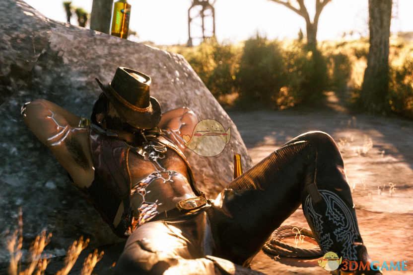 《赛博朋克2077》亚瑟·摩根牛仔帽MOD