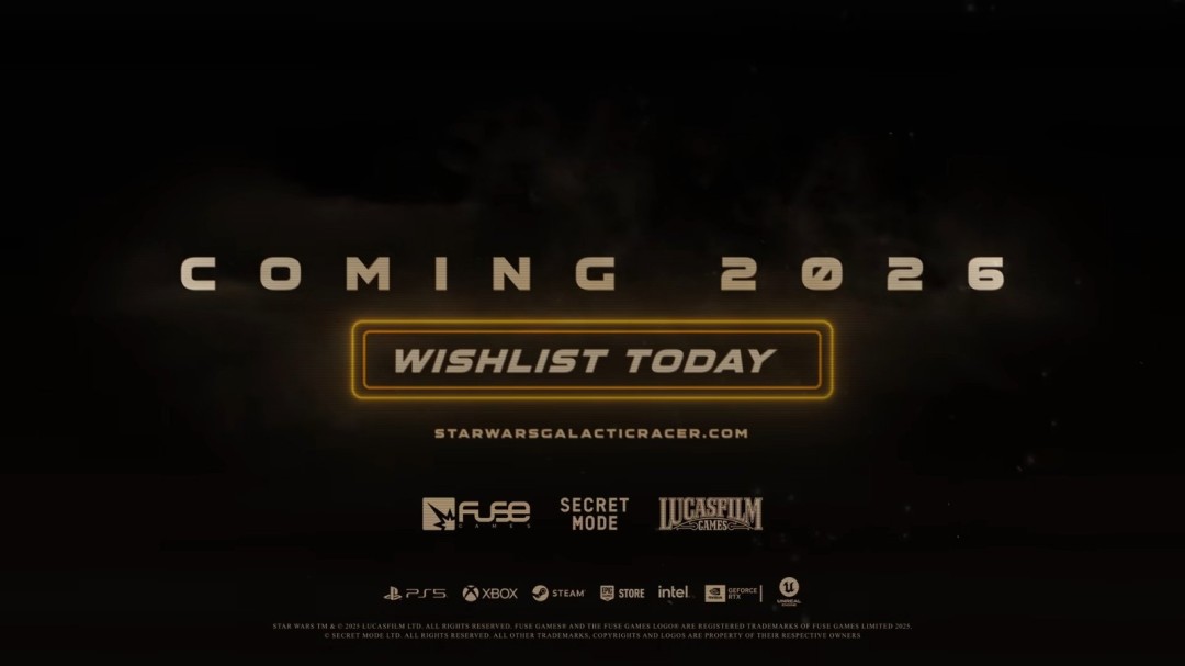 TGA 2025：《星球大战：银河赛车手》2026登陆全平台