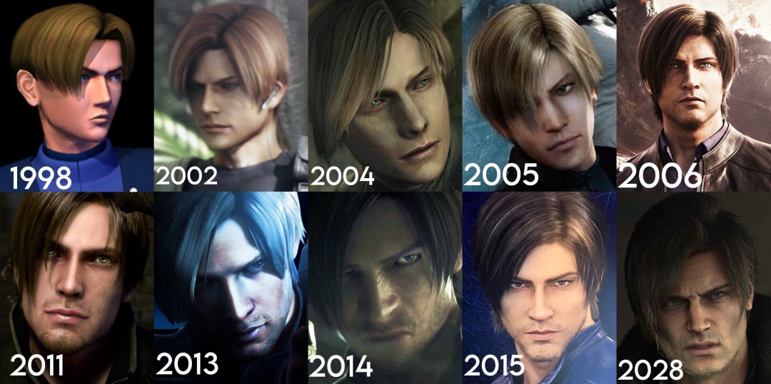 从21到51岁！《生化危机》男神里昂角色成长史