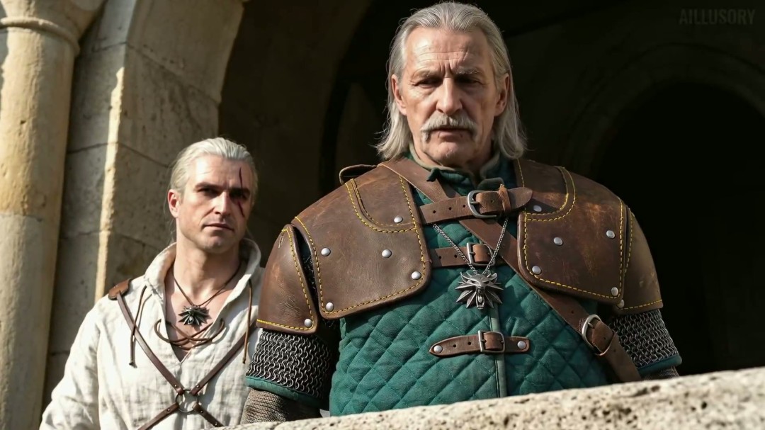 厉害!这可能是你见过的最震撼的《巫师3》AI重制