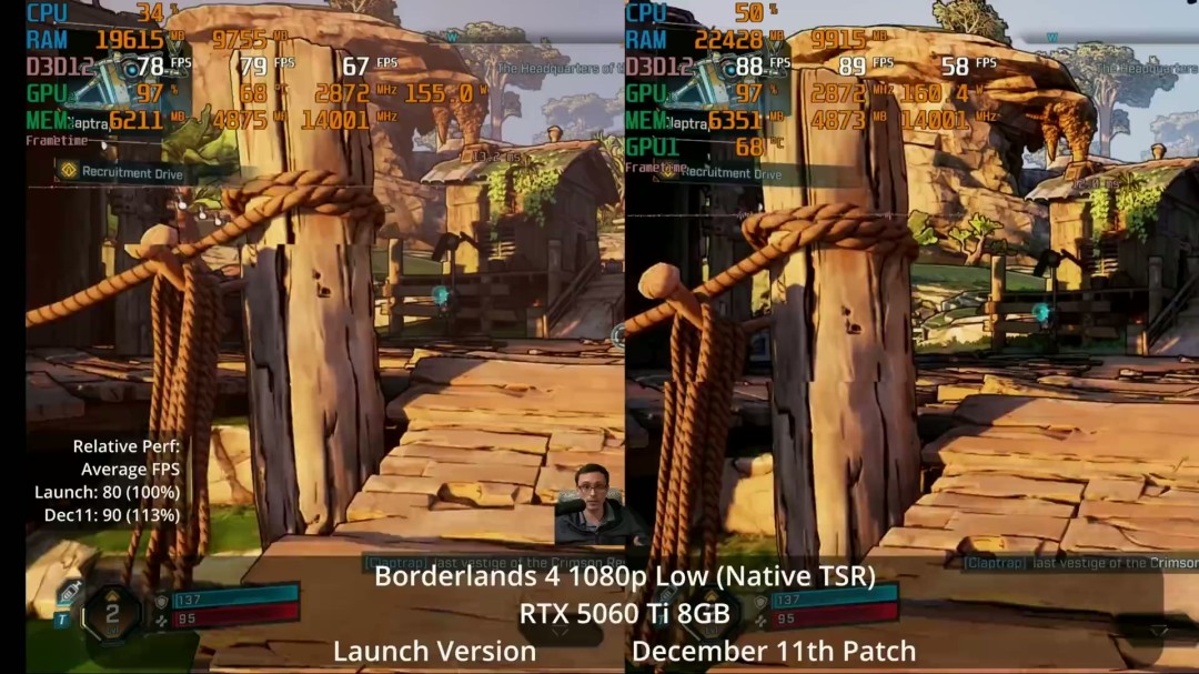 《无主之地4》PC版修好了?12月更新让优化大提升