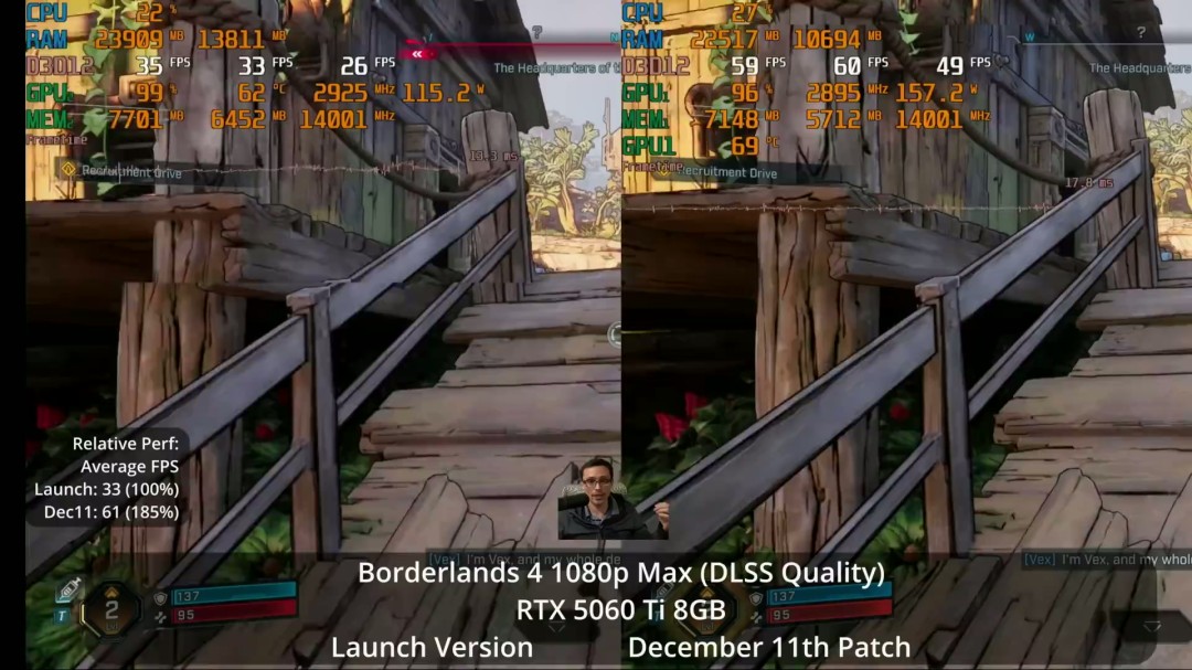 《无主之地4》PC版修好了?12月更新让优化大提升