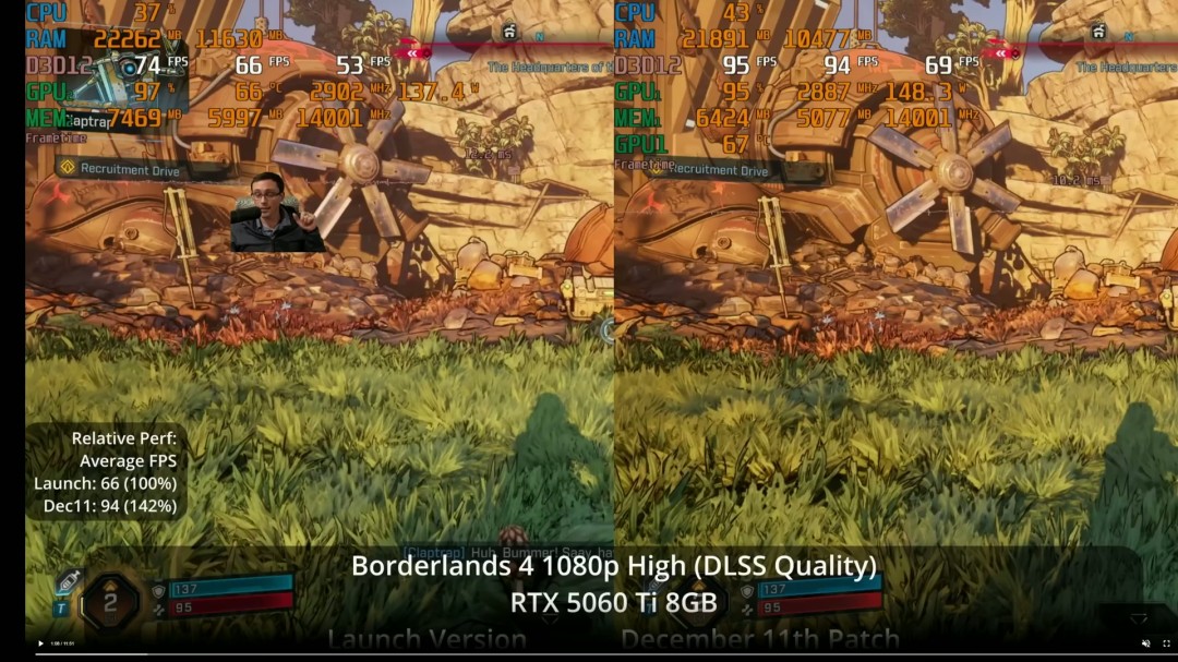 《无主之地4》PC版修好了?12月更新让优化大提升