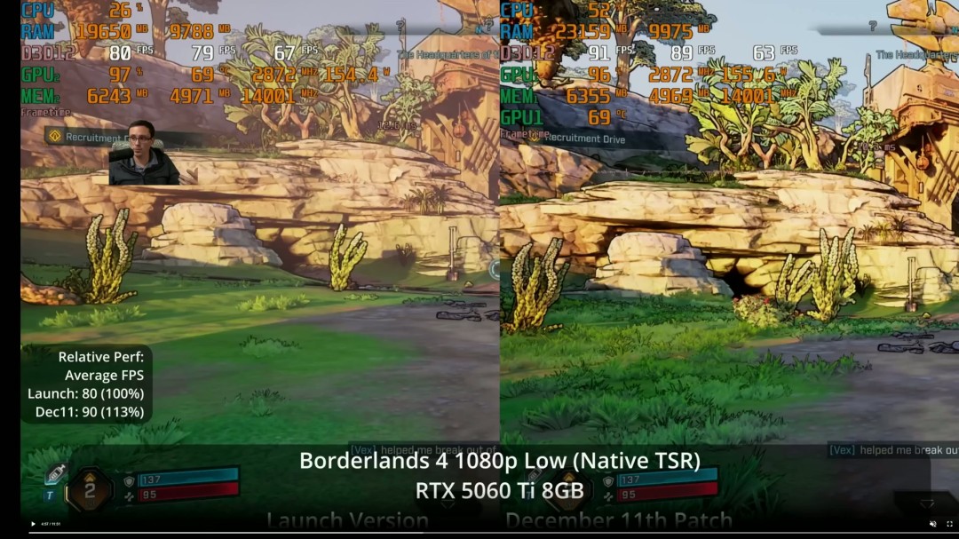 《无主之地4》PC版修好了?12月更新让优化大提升