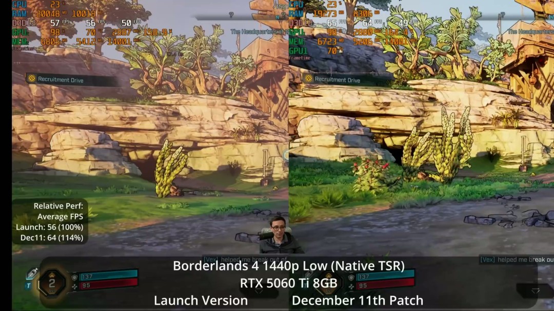 《无主之地4》PC版修好了?12月更新让优化大提升