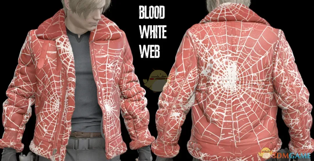 《生化危机4：重制版》里昂的白色蛛网夹克MOD