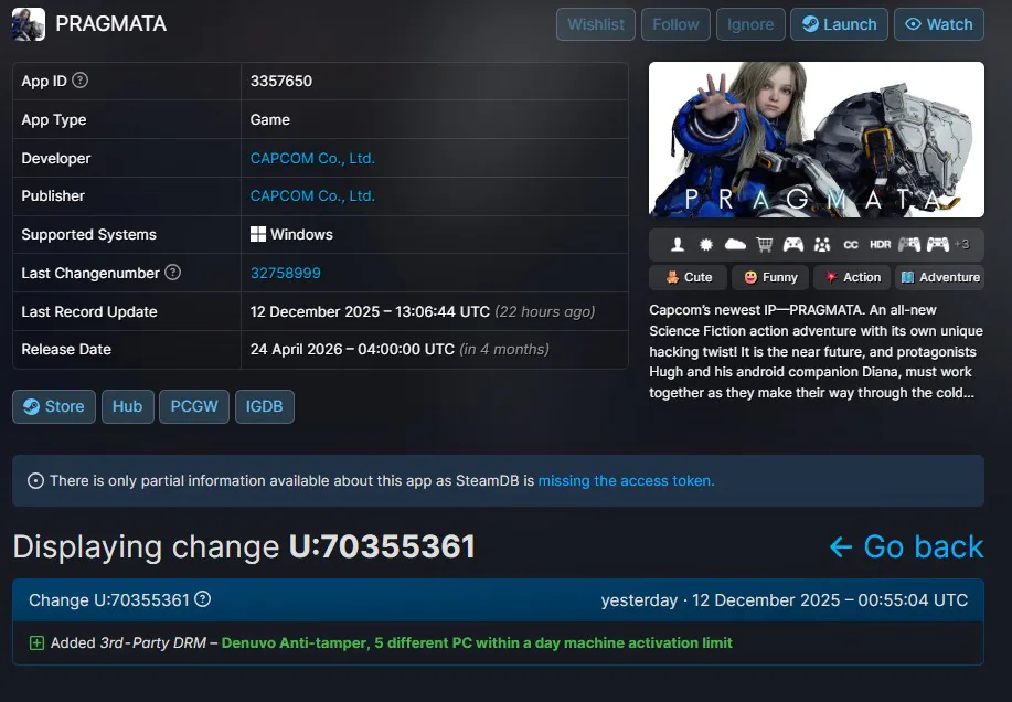 臭名昭著！卡普空新作《虚实万象》D加密遭玩家怒喷抵制