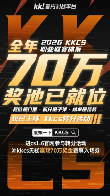 CNCS20周年！KK官方对战平台携Alex官宣70万KKCS1.6赛事，转分福利邀你再战巅峰！