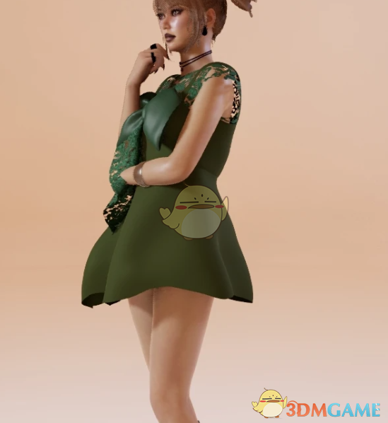 《InZOI》蝴蝶结蕾丝礼服MOD