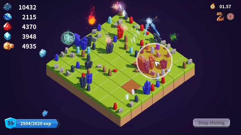 《Mining Wizards》demo