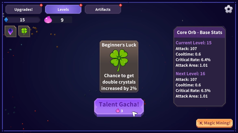 《Mining Wizards》demo