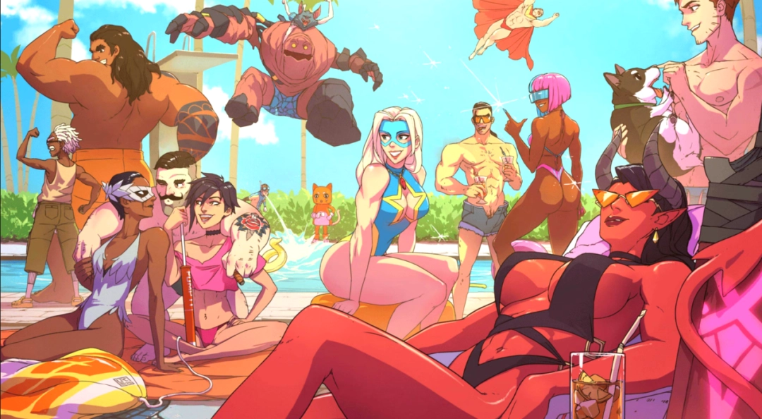 《超英派遣中心》NS版惨遭和谐！泳装大雷加上布料