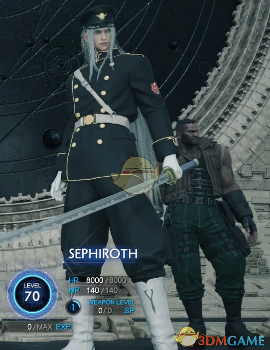 《最终幻想7：重生》萨菲罗斯的阅兵军服MOD