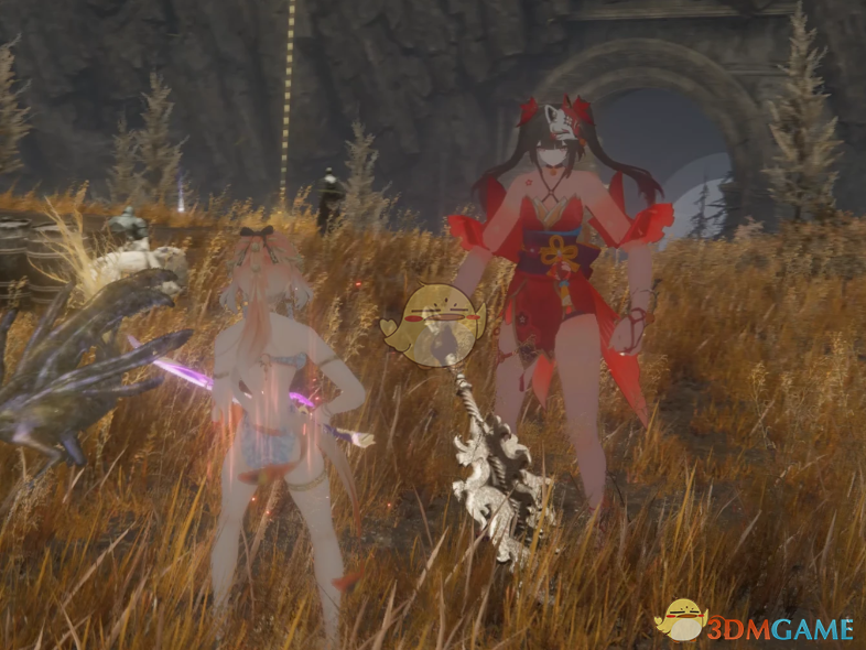 《艾尔登法环》崩铁花火替换黑焰习武修士MOD