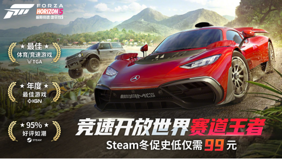 双旦好礼巨献！《极限竞速》系列Steam冬促来袭！