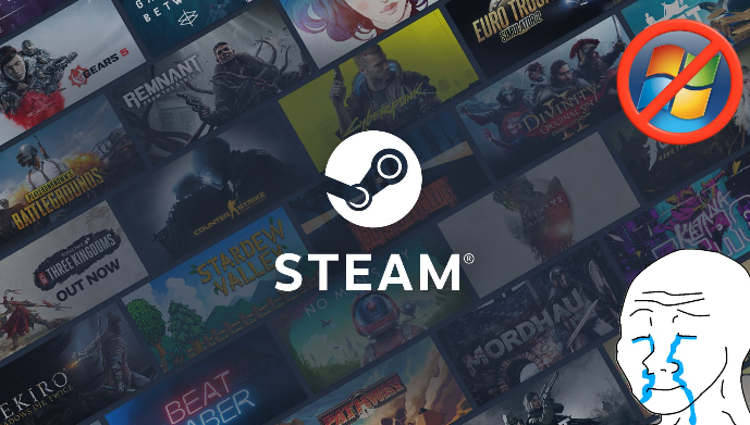 时代的眼泪！Steam将正式抛弃Win7和32位用户