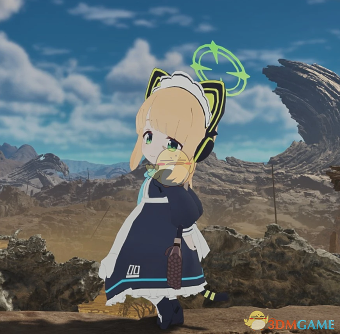 《怪物猎人：荒野》蔚蓝档案才羽绿外观MOD