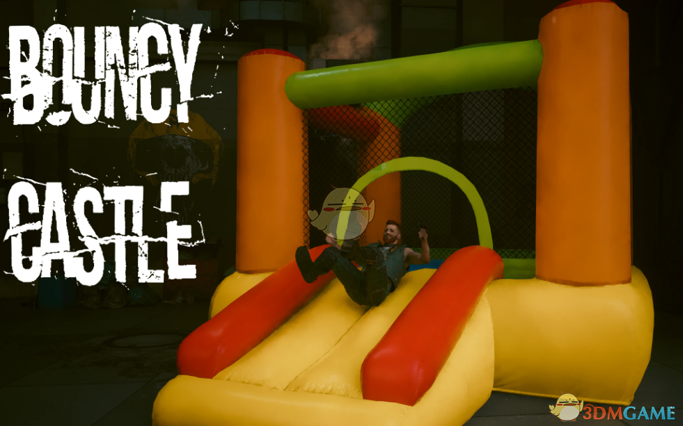 《赛博朋克2077》充气城堡MOD