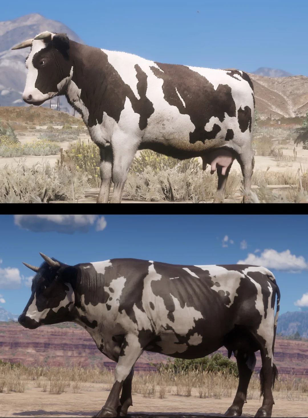 太抽象！玩家对比《GTA5》与《荒野大镖客2》动物建模