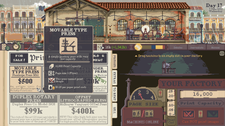 叙事模拟新作《请修改头条》中文商店页上线：经营报社，操控舆论