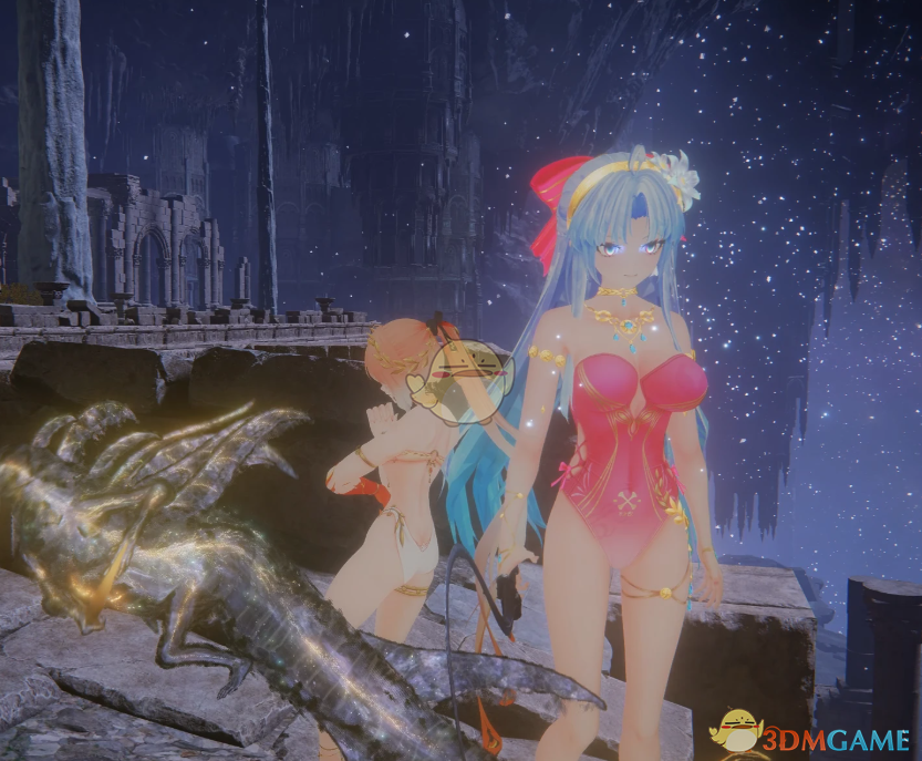 《艾尔登法环：黑夜君临》鸣潮珂莱塔替换诺克斯剑士MOD