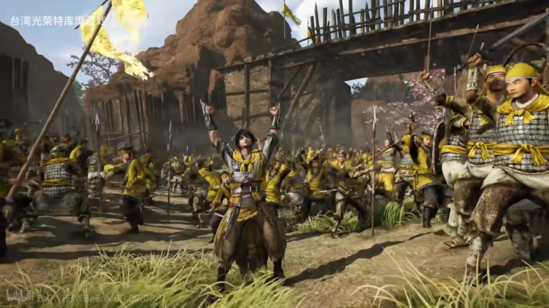 《真三国无双：起源》梦幻四英杰预购特典服装“黄巾戎装”实机视频