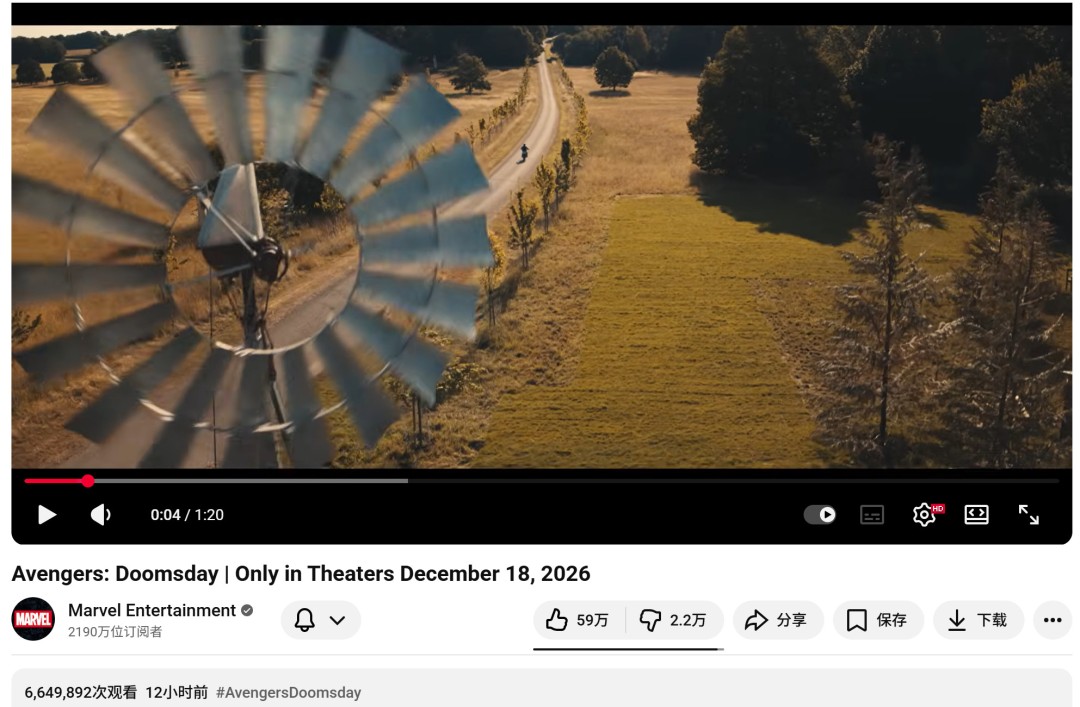 《复仇者联盟5》标志着克里斯·埃文斯将在MCU中第12次登场