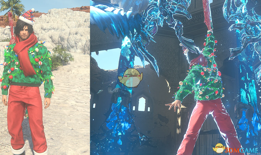 《最终幻想16》克莱夫的幽默圣诞装MOD