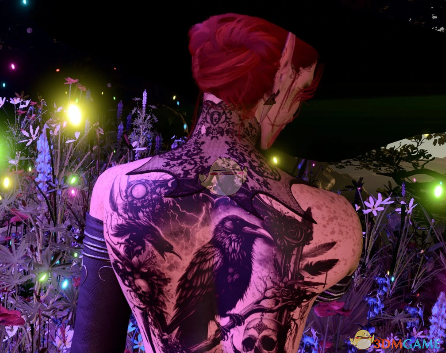 《博德之门3》神秘渡鸦纹身MOD