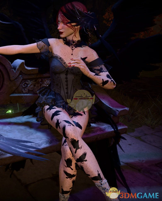 《博德之门3》神秘渡鸦纹身MOD