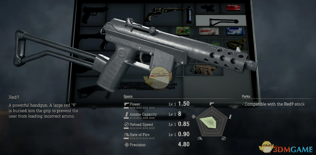 《生化危机4：重制版》使命召唤TEC-9冲锋枪MOD