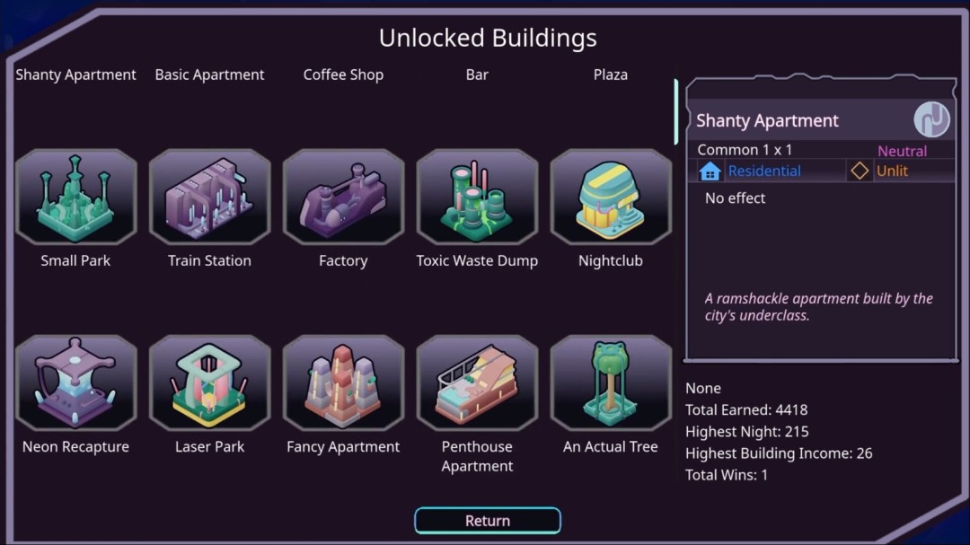 《霓虹新城》游戏库