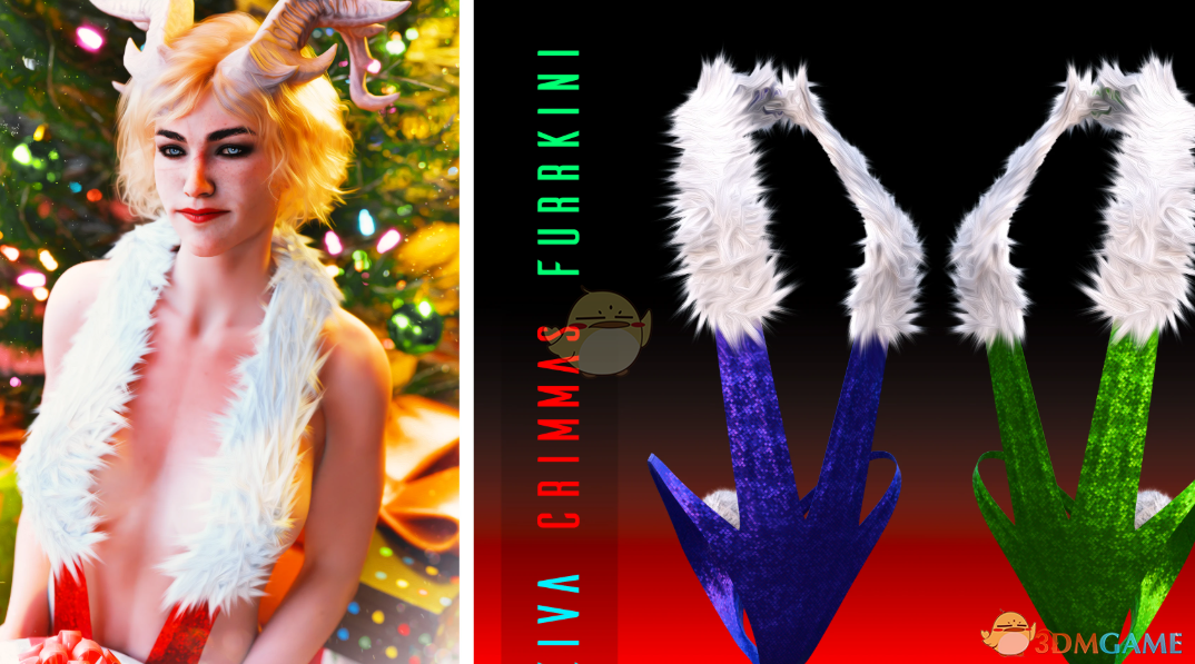 《博德之门3》圣诞毛绒比基尼MOD